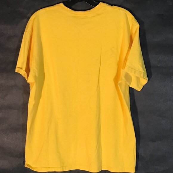 NIKE Yellow Activewear Athletic Sports Tee Short Sleeve T Shirt Large - Picture 5 of 6